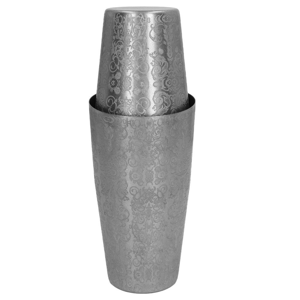 2 Piece Set Etched Pattern Bos – обзор и цена Boston Shaker Set