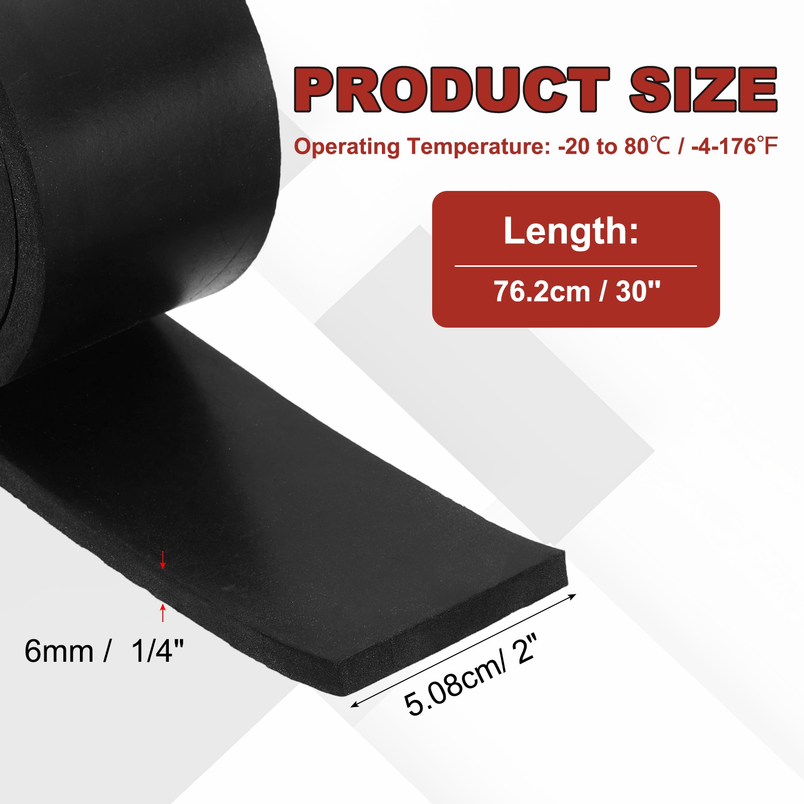 Neoprene Rubber Strips Solid R – обзор и цена Bar Mat Rubber
