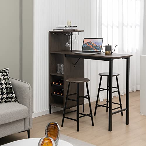 3-Piece Industrial Bar Set: Br – обзор и цена Home Bar Stools