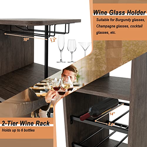 3-Piece Industrial Bar Set: Br – обзор и цена Home Bar Stools