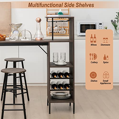 3-Piece Industrial Bar Set: Br – обзор и цена Home Bar Stools