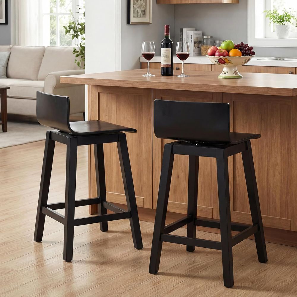 Swivel Solid Wood Bar Stools S – обзор и цена Home Bar Stools