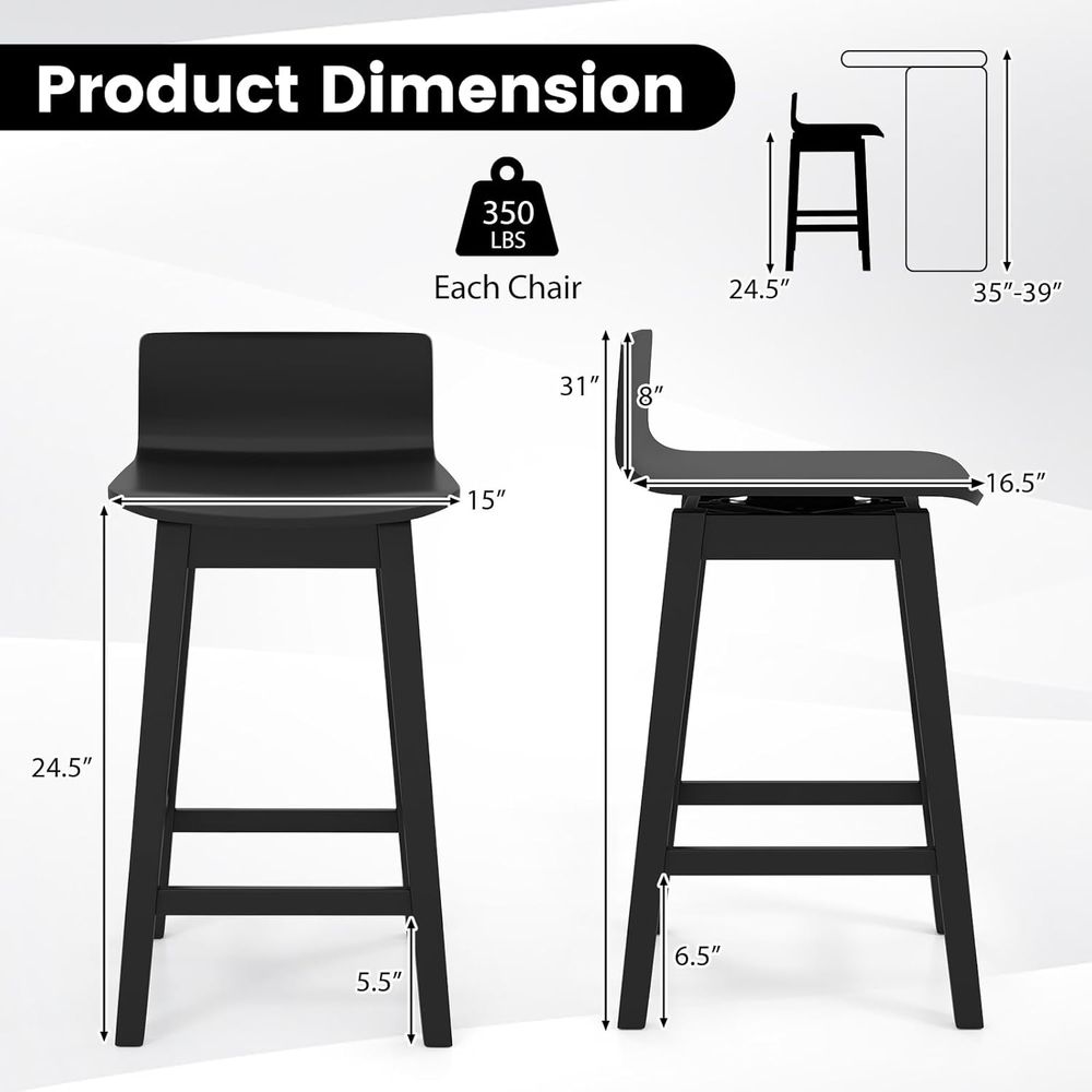 Swivel Solid Wood Bar Stools S – обзор и цена Home Bar Stools