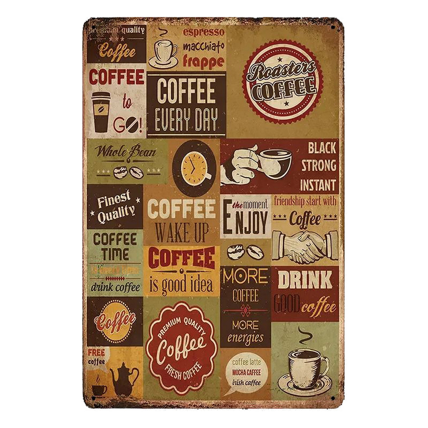 Metal Tin Signs Italian Coffee – обзор и цена Home Bar Cafe